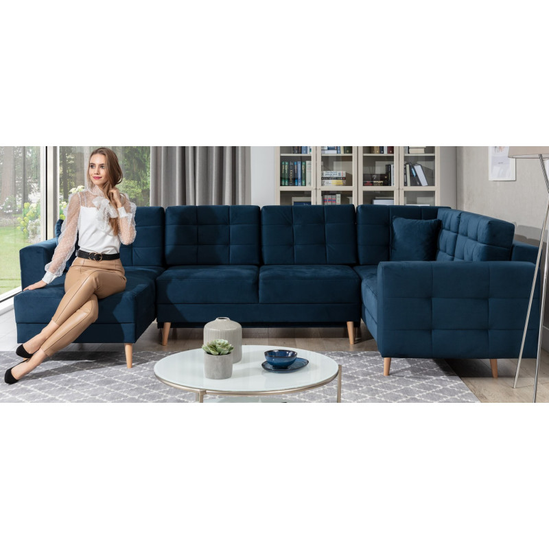 Sofa rozkładana ASGARD 235 cm z funkcją spania