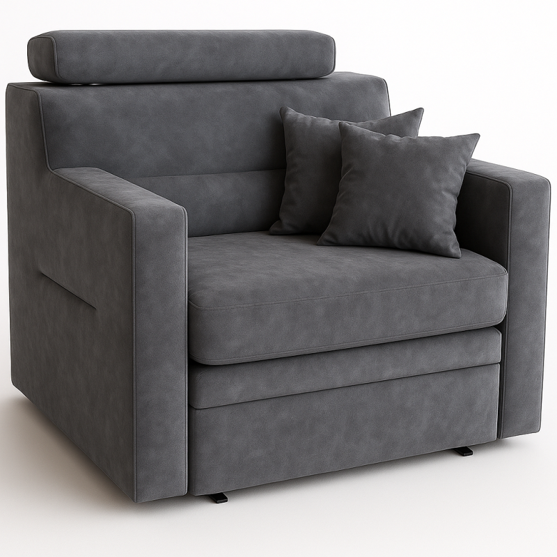 Fotel Diego z regulowanym zagłówkiem – Nowoczesny Design i Komfort