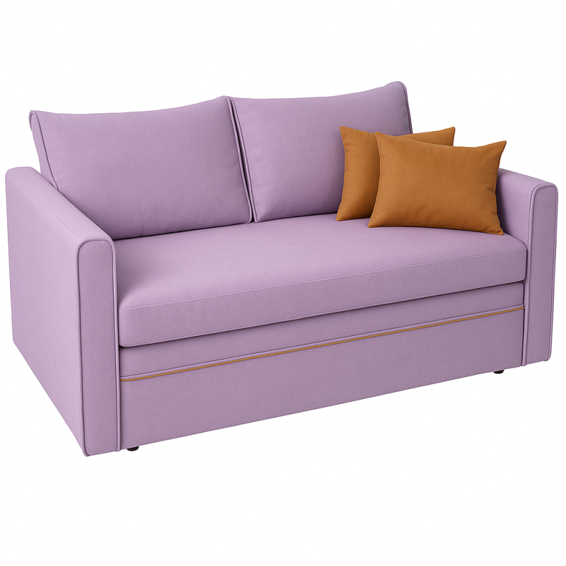 Sofa do spania Lucia – nowoczesna, dwuosobowa sofa z funkcją spania