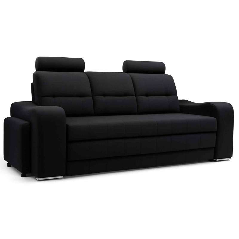 Sofa dwuosobowa MILO z funkcją spania i pojemnikiem | SofaMarket