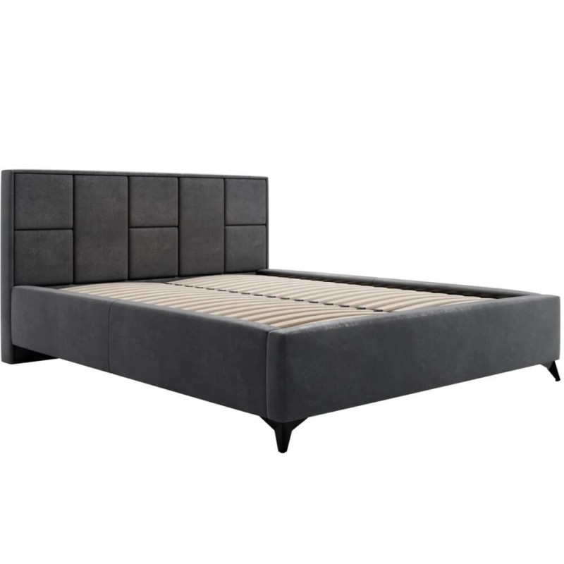 Łóżko tapicerowane VERONICA z pojemnikiem – 120-180x200, stelaż metalowy