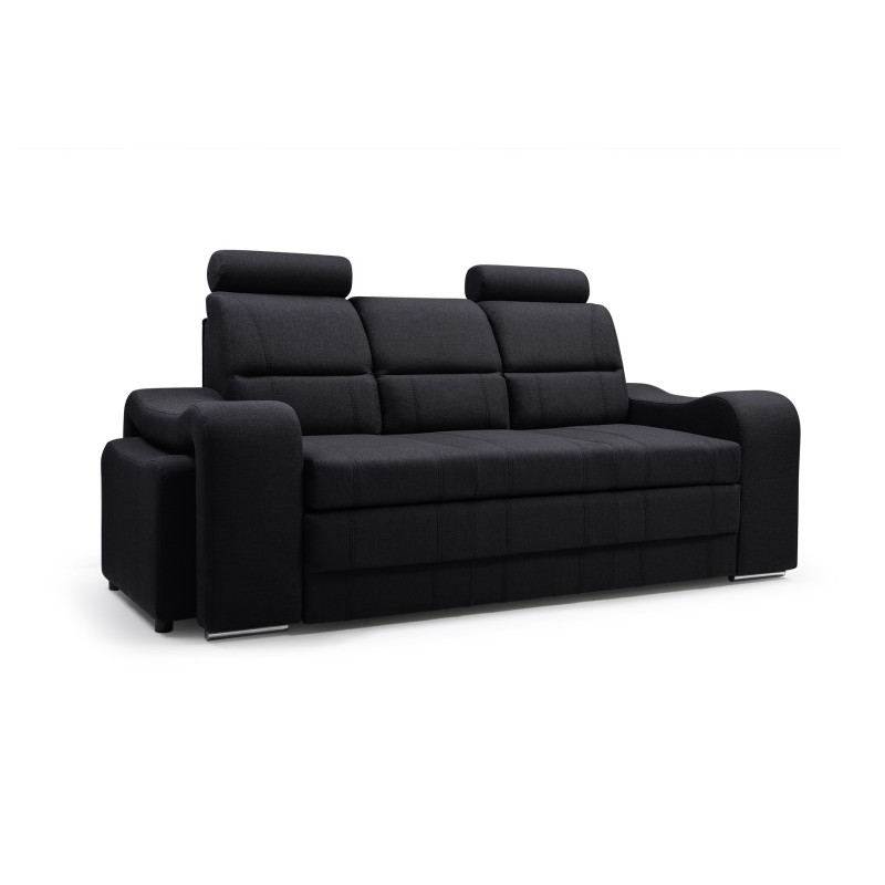 Sofa dwuosobowa z funkcją spania MILO z zagłówkami Sofa dwuosobowa z funkcją spania MILO z zagłówkami