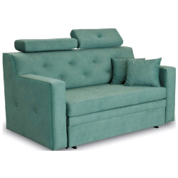 Sofa dwuosobowa rozkładana z zagłówkami GALLA - 1