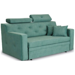 Sofa trzyosobowa rozkładana z zagłówkami GALLA - 1