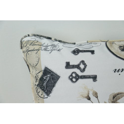 Poduszka dekoracyjna 55x55 cm - STELLA z motywem Paris 1 Poduszka dekoracyjna 55x55 cm - STELLA z motywem Paris 1