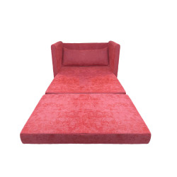 BOBI - mała czerwona sofa rozkładana dla dziecka 