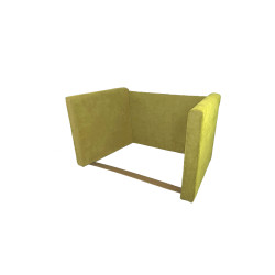Konstrukcja - Żółta mała sofa rozkładana dla dziecka BOBI Konstrukcja - Żółta mała sofa rozkładana dla dziecka BOBI