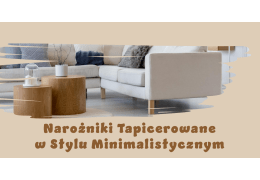 Narożniki Tapicerowane w Stylu Minimalistycznym: Połączenie Elegancji i Funkcjonalności