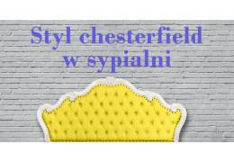 Styl chesterfield w sypialni